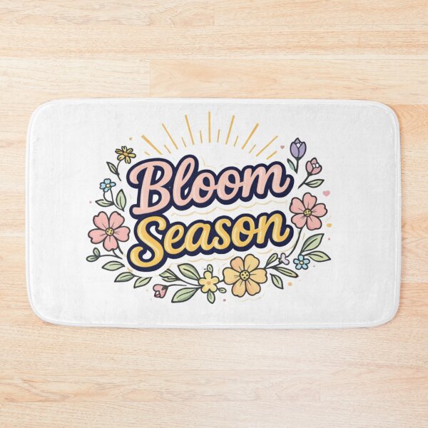 Item preview, Bloom Season Inspiring Floral Quote Aesthetic designed and sold by Combat Skies.