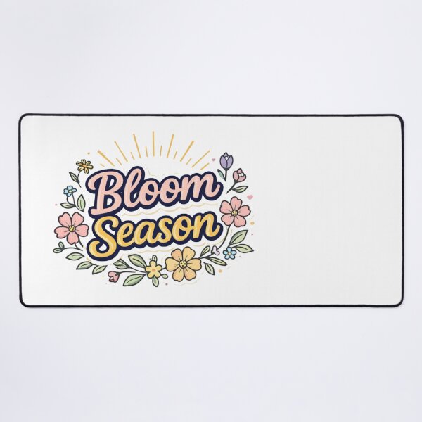 Item preview, Bloom Season Inspiring Floral Quote Aesthetic designed and sold by Combat Skies.