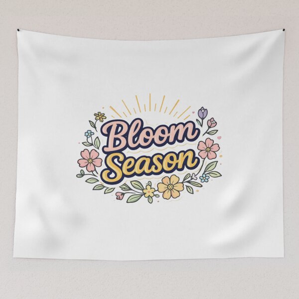 Item preview, Bloom Season Inspiring Floral Quote Aesthetic designed and sold by Combat Skies.