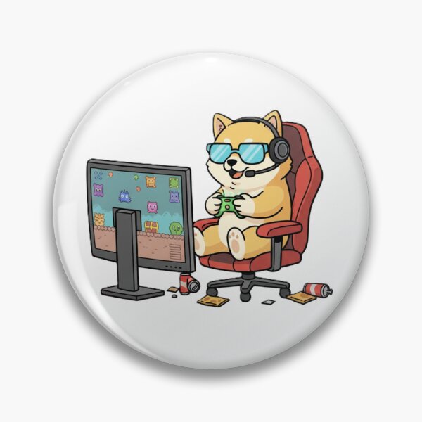 Item preview, Cute Gaming Dog Cartoon – Funny Gamer Puppy PNG Design – Kawaii Dog Playing Video Games – Gamer Gift Aesthetic Tee designed and sold by Ditstyle.