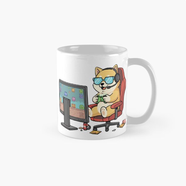 Item preview, Cute Gaming Dog Cartoon – Funny Gamer Puppy PNG Design – Kawaii Dog Playing Video Games – Gamer Gift Aesthetic Tee designed and sold by Ditstyle.