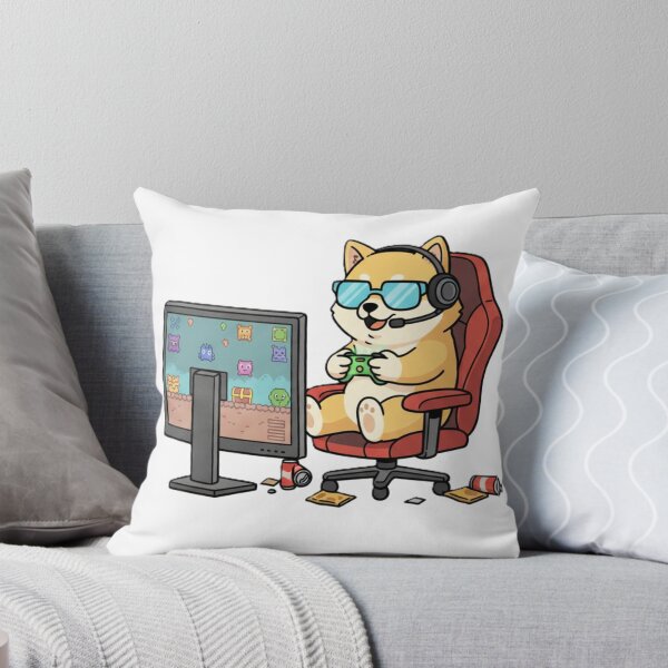 Item preview, Cute Gaming Dog Cartoon – Funny Gamer Puppy PNG Design – Kawaii Dog Playing Video Games – Gamer Gift Aesthetic Tee designed and sold by Ditstyle.