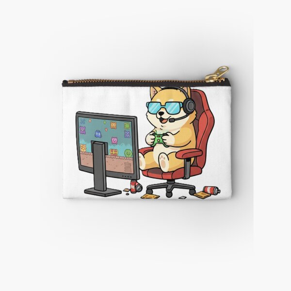 Item preview, Cute Gaming Dog Cartoon – Funny Gamer Puppy PNG Design – Kawaii Dog Playing Video Games – Gamer Gift Aesthetic Tee designed and sold by Ditstyle.
