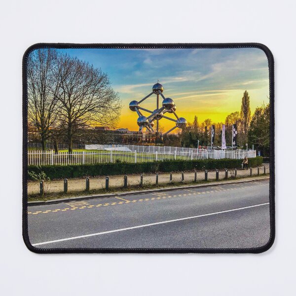 Item preview, Golden sunset over Brussels Atomium  designed and sold by GlennP97.