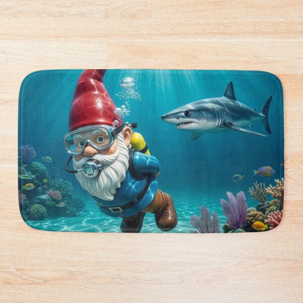 Item preview, Gnome Shadowed by a Shark designed and sold by Tridentulus.