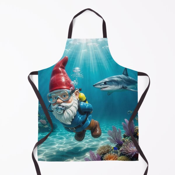 Item preview, Gnome Shadowed by a Shark designed and sold by Tridentulus.