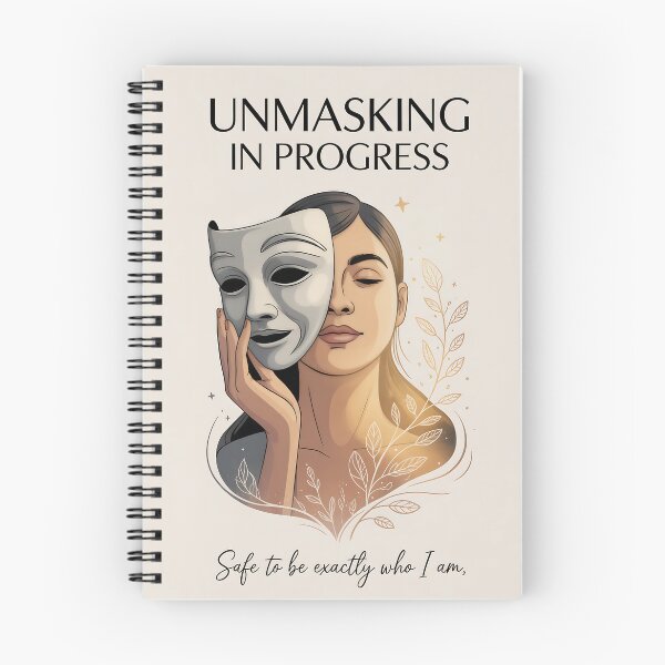 Item preview, Autism Unmasking Journey - Late Diagnosed AuDHD Self Care designed and sold by wyrddifferent.