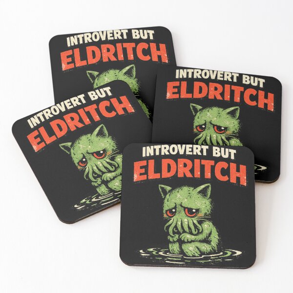 Item preview, Introvert but Eldritch Cute Cthulhu Cat designed and sold by LunaPatterns.