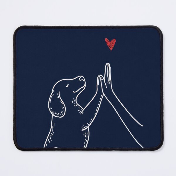 Item preview, Dog reaches out to a hand in love designed and sold by anytka.