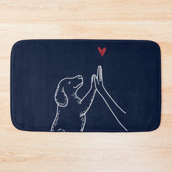 Item preview, Dog reaches out to a hand in love designed and sold by anytka.