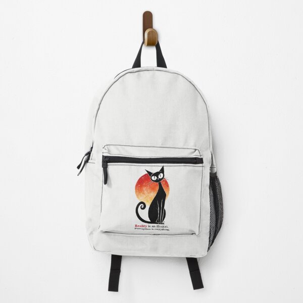 Item preview, Mystical Black Cat Reality is an Illusion Perception is Everything designed and sold by PixelQ.