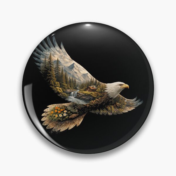 Item preview, eagle Plants Nature Wild Boho Flowers designed and sold by Kladhadredo.