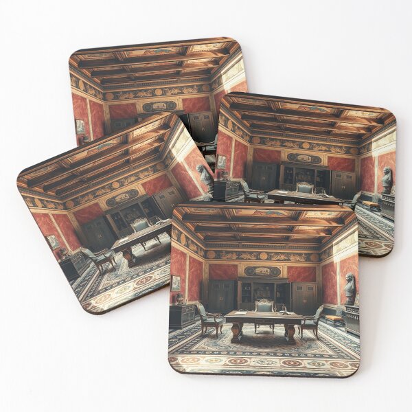 Item preview, Scholar's Tablinum Office in an Ancient Roman Villa designed and sold by YuckyCat.