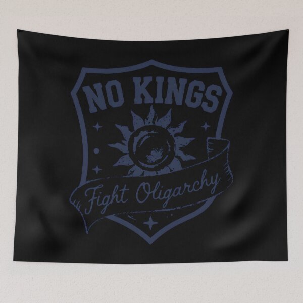 Item preview, No Kings Fight Oligarchy designed and sold by SignumShop.