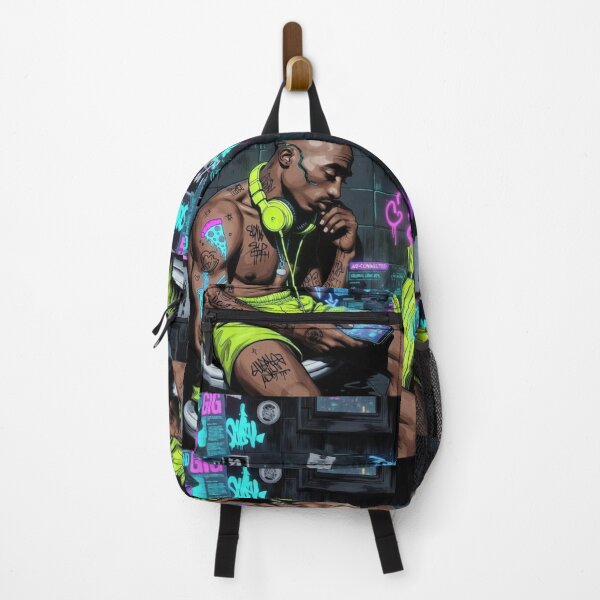 Item preview, “2PAC TOILET‑THRONE PROPHECY — FUTURE FLOWZ & STREET‑CODE REBOOT” designed and sold by Print Fiction.