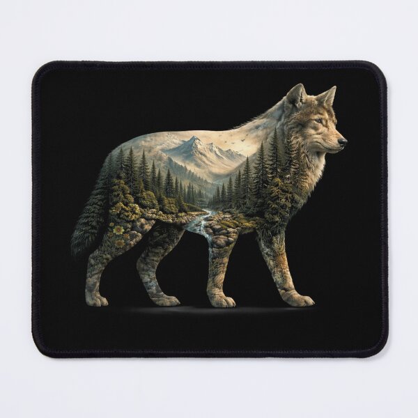 Item preview, wolf Plants Nature Wild Boho Flowers designed and sold by Kladhadredo.