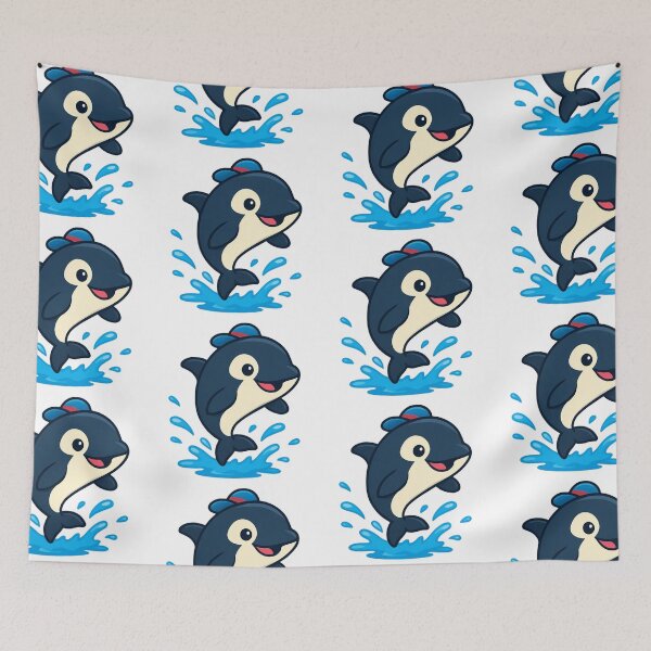 Item preview, Orca Whale Water Splash designed and sold by Animal Aura Studio.