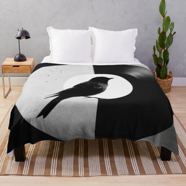 Item preview, Bird on record in black and white designed and sold by anytka.
