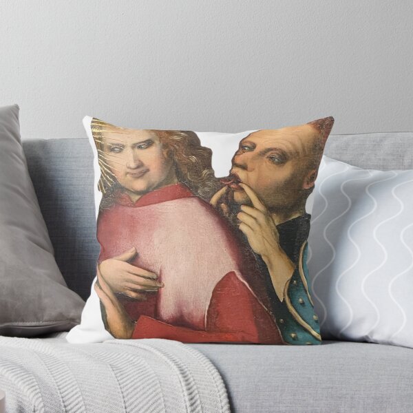 Item preview, two weird medieval men mocking someone designed and sold by fun medieval.