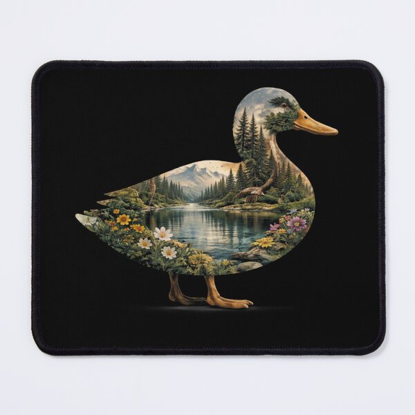 Item preview, duck Plants Nature Wild Boho Flowers designed and sold by Kladhadredo.