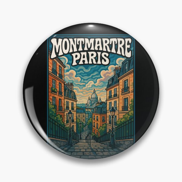 Item preview, Montmartre Paris Europe Travel designed and sold by TomFrontierArt.