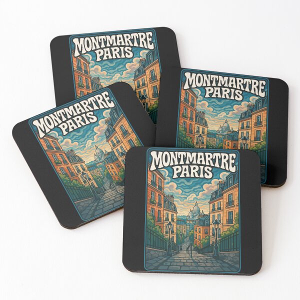 Item preview, Montmartre Paris Europe Travel designed and sold by TomFrontierArt.
