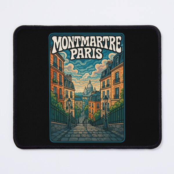 Item preview, Montmartre Paris Europe Travel designed and sold by TomFrontierArt.