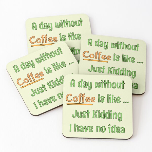 Item preview, A day without Coffee designed and sold by Kathy Kuczek.