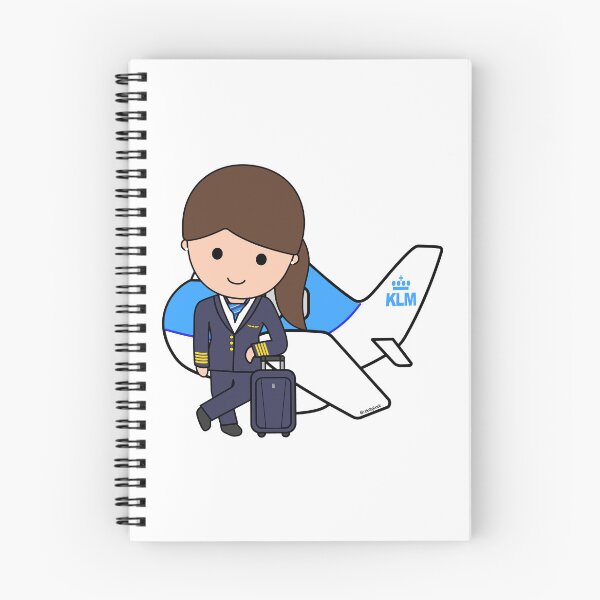 Item preview, KLM Pilot Girl designed and sold by Colalogbook.