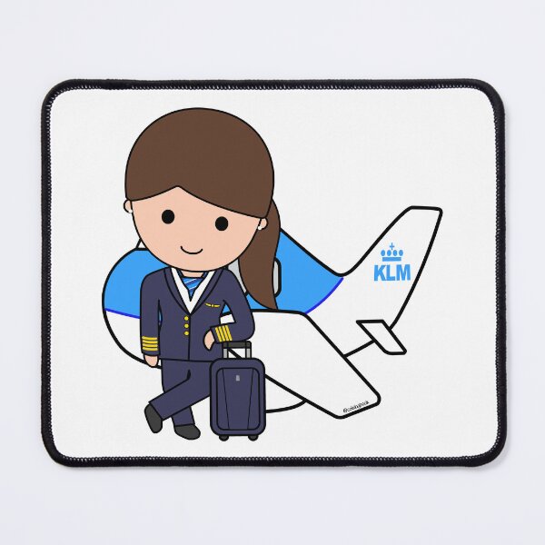 Item preview, KLM Pilot Girl designed and sold by Colalogbook.