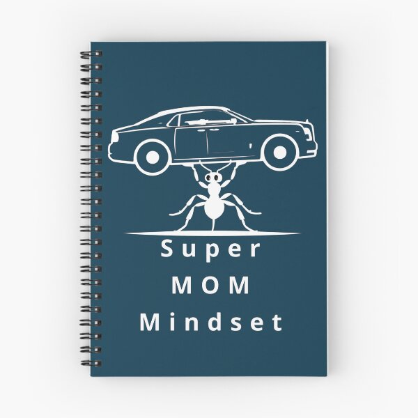 Item preview, Relentless Super Mom Mindset Motivational Ant Lifting Car designed and sold by MyDesigneStore.