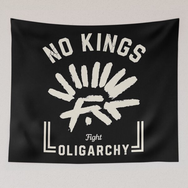 Item preview, No Kings Fight Oligarchy designed and sold by SignumShop.