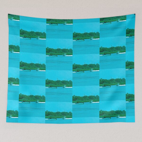 Item preview, Blue Boats Photo Design designed and sold by chucktownjax.