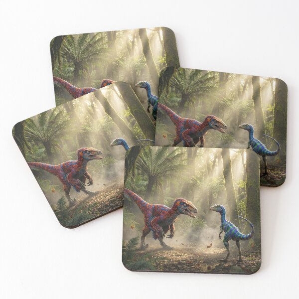 Item preview, Velociraptor Meets Compsognathus designed and sold by Tridentulus.