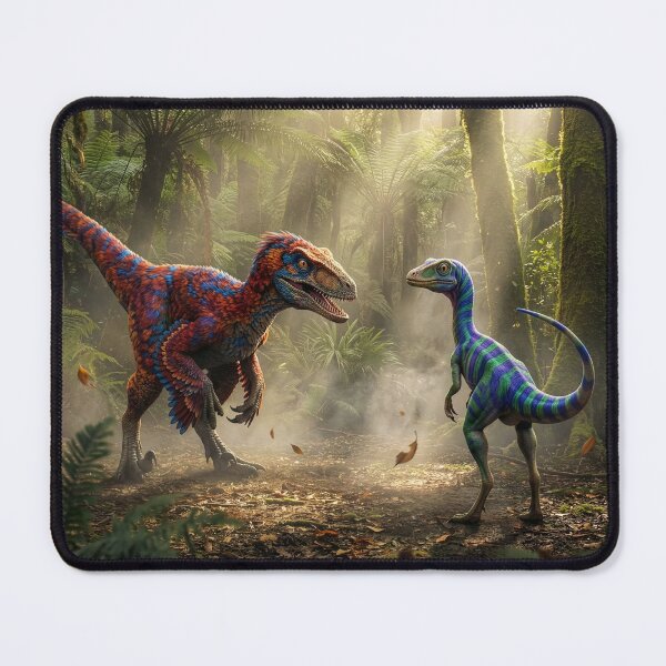 Item preview, Velociraptor Meets Compsognathus designed and sold by Tridentulus.