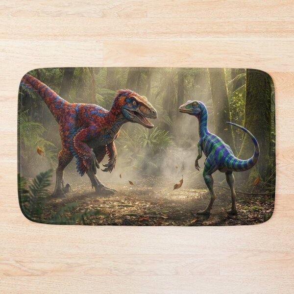 Item preview, Velociraptor Meets Compsognathus designed and sold by Tridentulus.