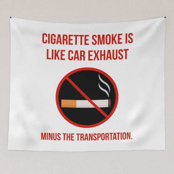 Item preview, Funny anti smoking sign designed and sold by Rachel the Artist .