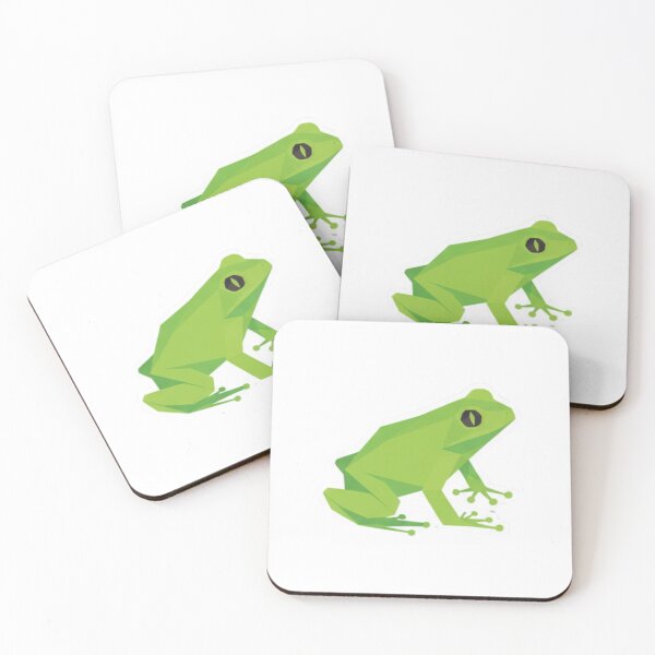 Item preview, Minimalist Green Frog – Geometric Sticker for Clean Style designed and sold by bsbd-action.