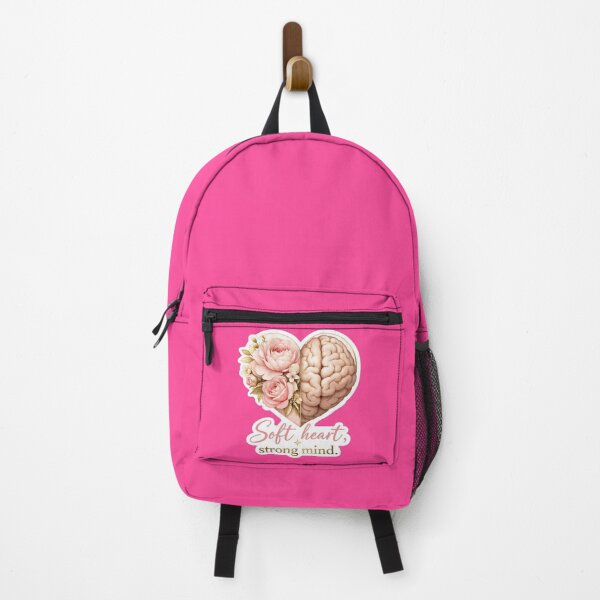 Item preview, Soft Heart Strong Mind Floral Brain Heart Sticker designed and sold by Scro-Ciob-Shop.
