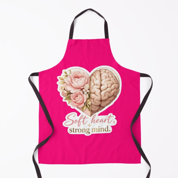 Item preview, Soft Heart Strong Mind Floral Brain Heart Sticker designed and sold by Nicolae-SCROCIOB-Shop.