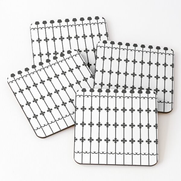 Item preview, Elegant Gothic Fence Pattern | Minimal Iron Ornament Design designed and sold by ZorianArt.