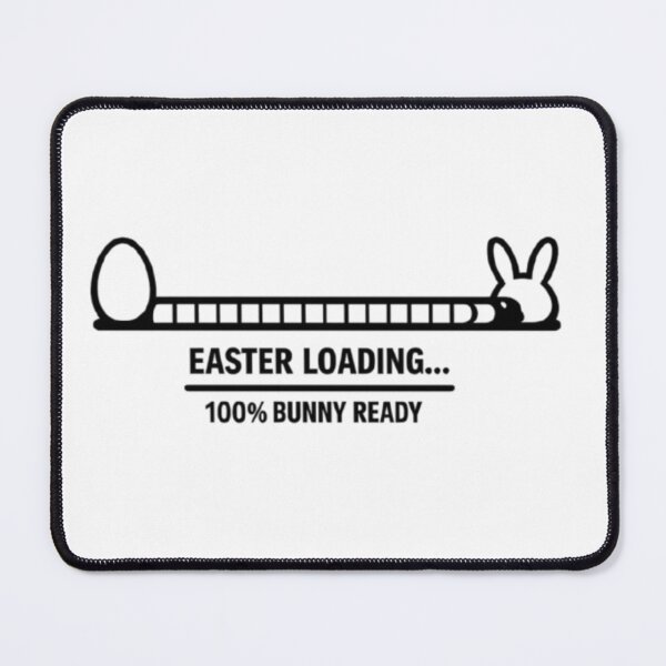 Item preview, Easter Loading Bunny Progress Bar Minimal Line Art T-Shirt designed and sold by Line-Mood1⭐️⭐️⭐️⭐️⭐️.