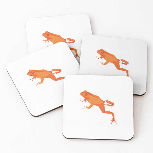 Item preview, Bright Orange Frog – Pop Illustration for Creative Gift designed and sold by bsbd-action.