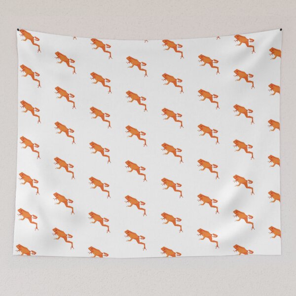 Item preview, Bright Orange Frog – Pop Illustration for Creative Gift designed and sold by bsbd-action.