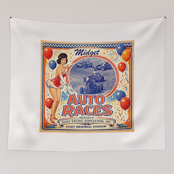 Item preview, Midget  Auto Races Poster Variation #1 designed and sold by Helios Be. Lavsh.