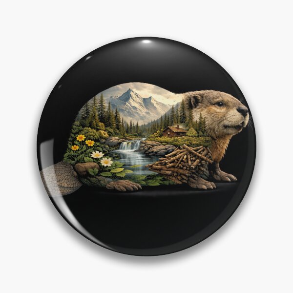 Item preview, beaver Plants Nature Wild Boho Flowers designed and sold by Kladhadredo.