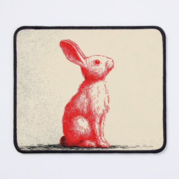 Item preview, Rabbit sits and looks towards light designed and sold by anytka.