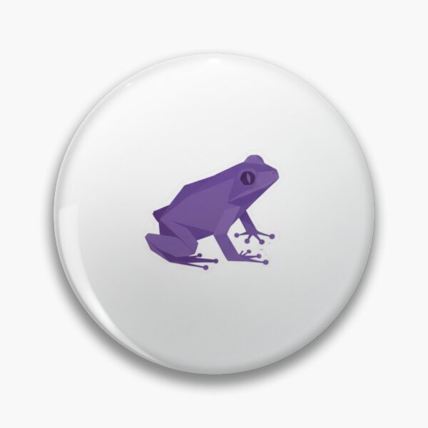 Item preview, Modern Purple Frog – Geometric Sticker for Students designed and sold by bsbd-action.