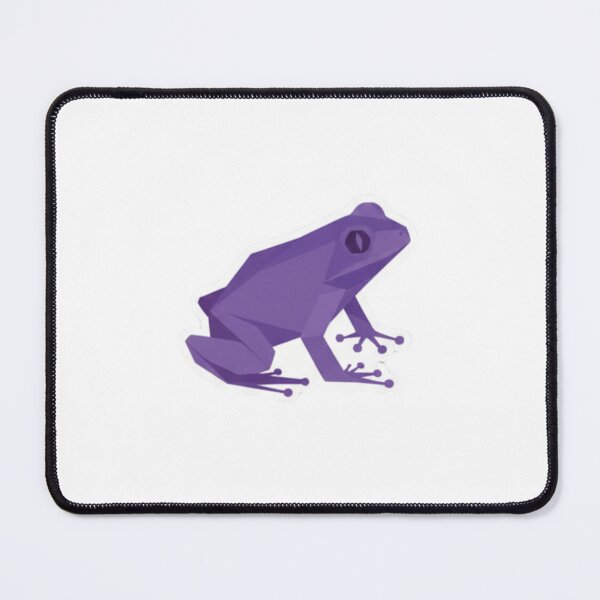 Item preview, Modern Purple Frog – Geometric Sticker for Students designed and sold by bsbd-action.