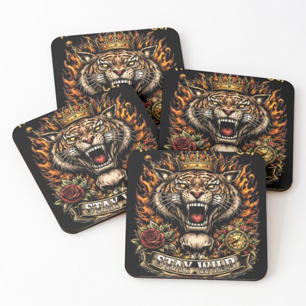 Item preview, tiger in a crown designed and sold by Shopping Alley.
